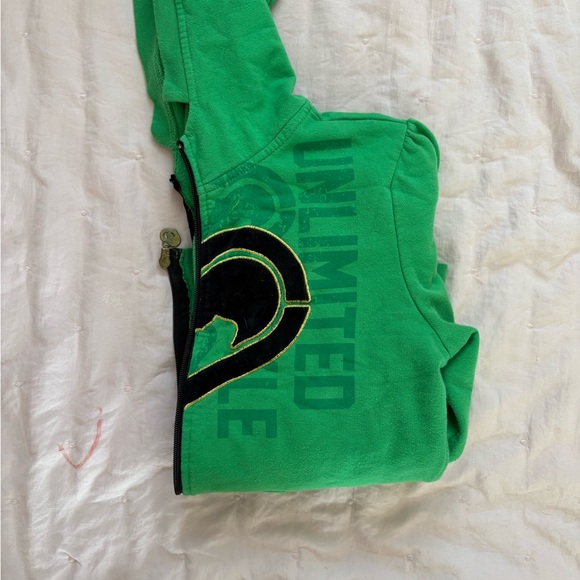 Ecko Unlimited Green Women’s Hoodie - Picture 3 of 14